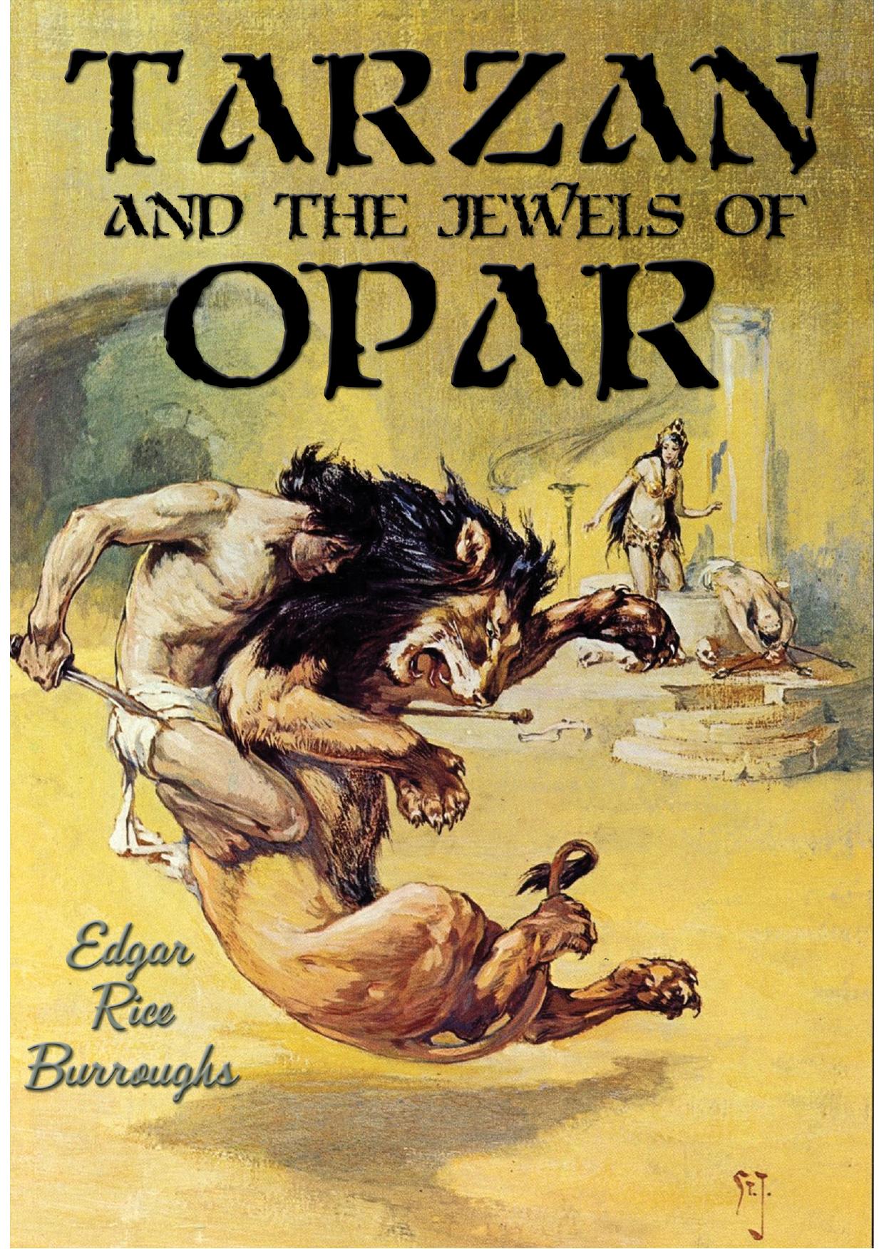 Cover art for Tarzan Series, Book 5: Tarzan and the Jewels of Opar.