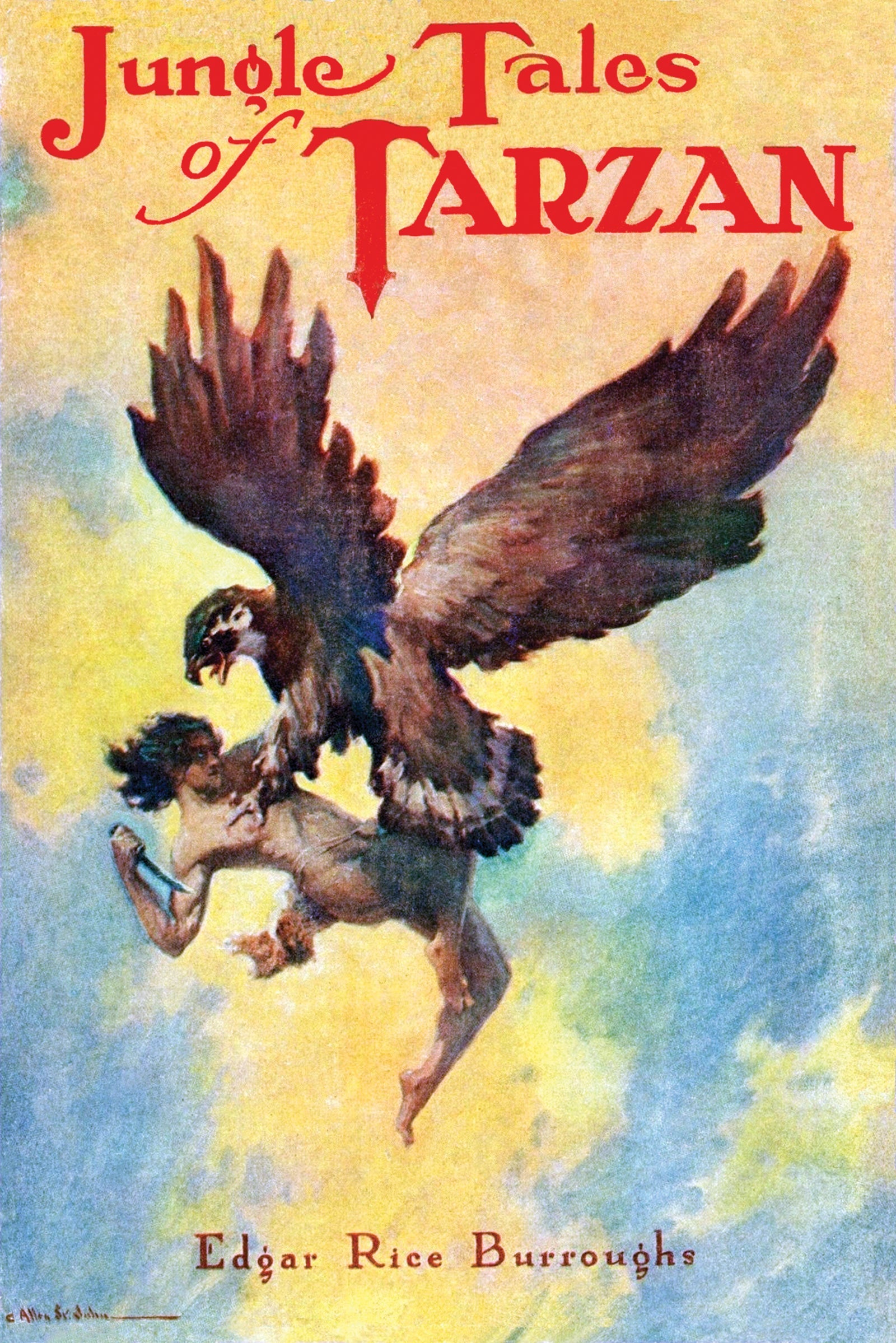 Cover art for Jungle Tales of Tarzan.