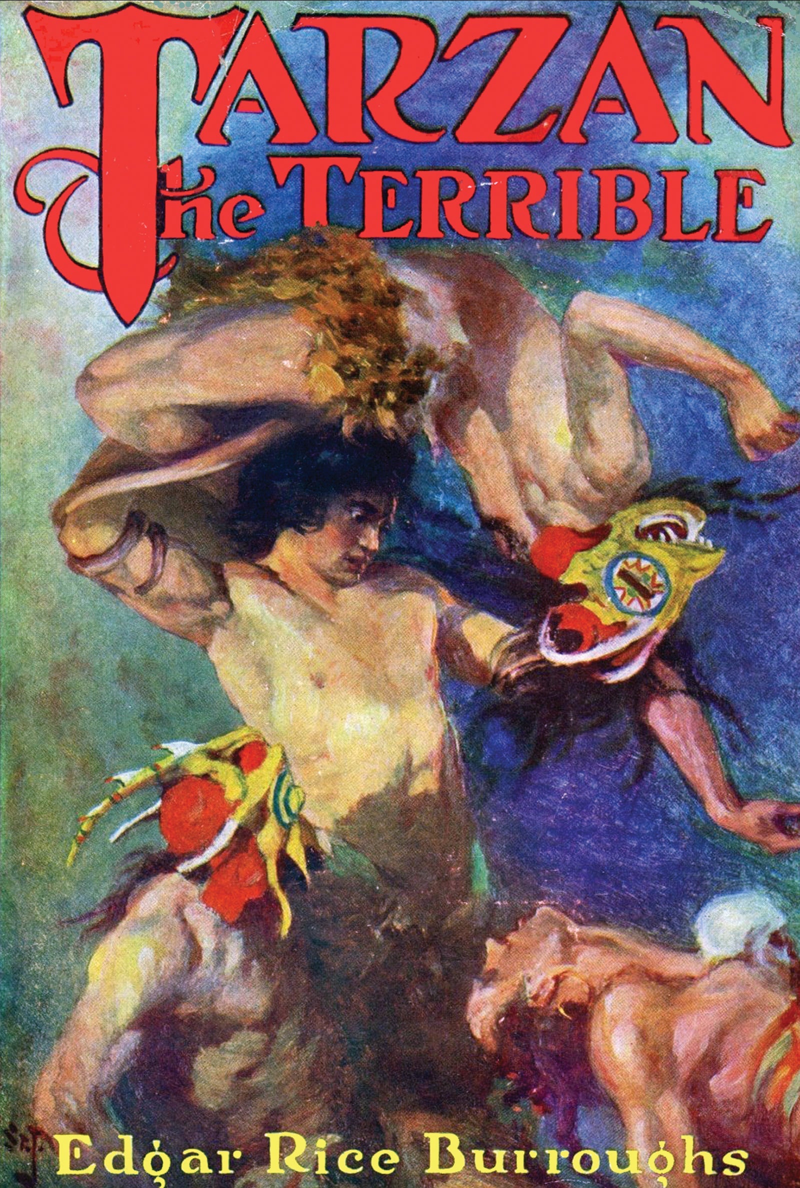 Cover art for Tarzan the Terrible.
