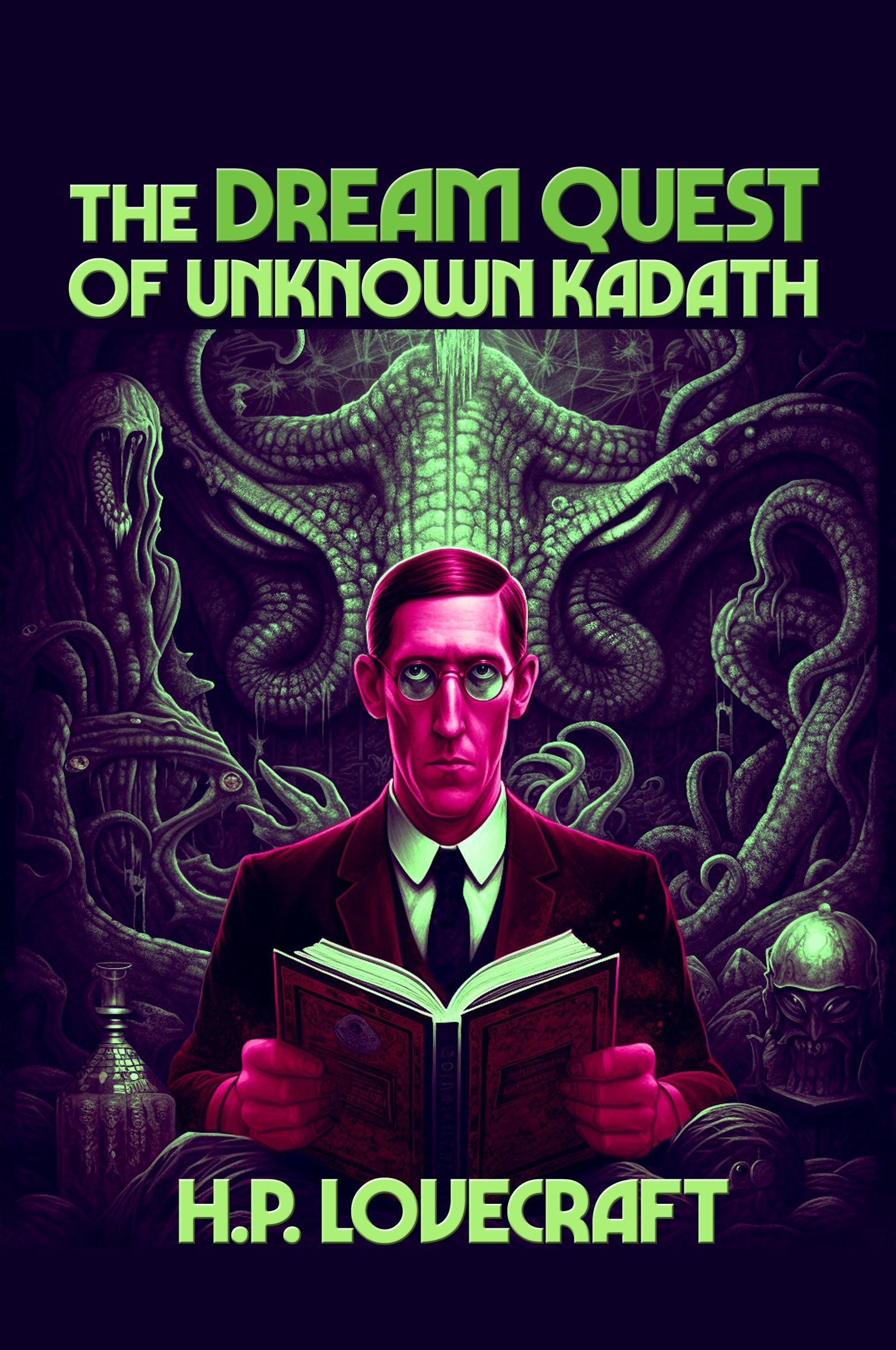 Cover art for PositronicPubs E-book: The Dream Quest of Unknown Kadath