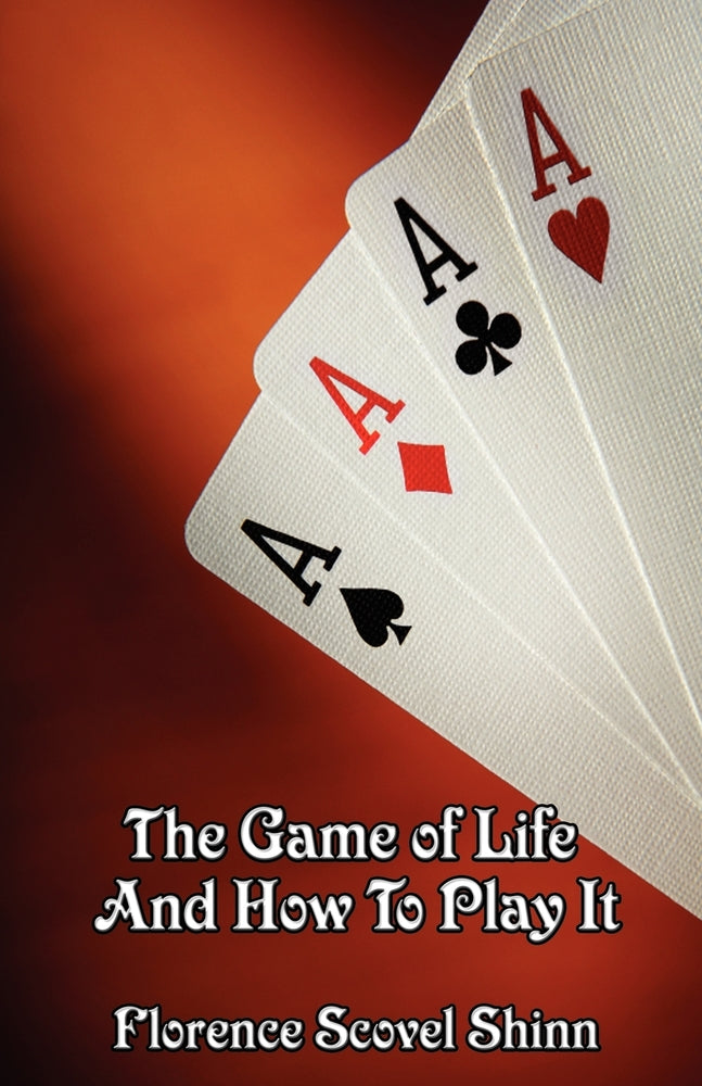 Elegant fan of four aces on textured cards set against a rich, burnt orange backdrop
