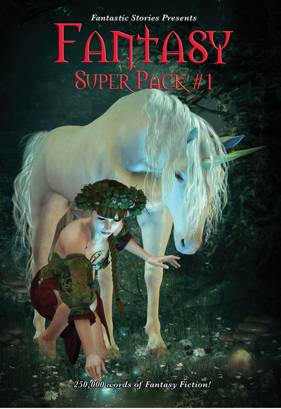Cover art for Positronic Super Pack #1, the first Fantasy Super Pack.