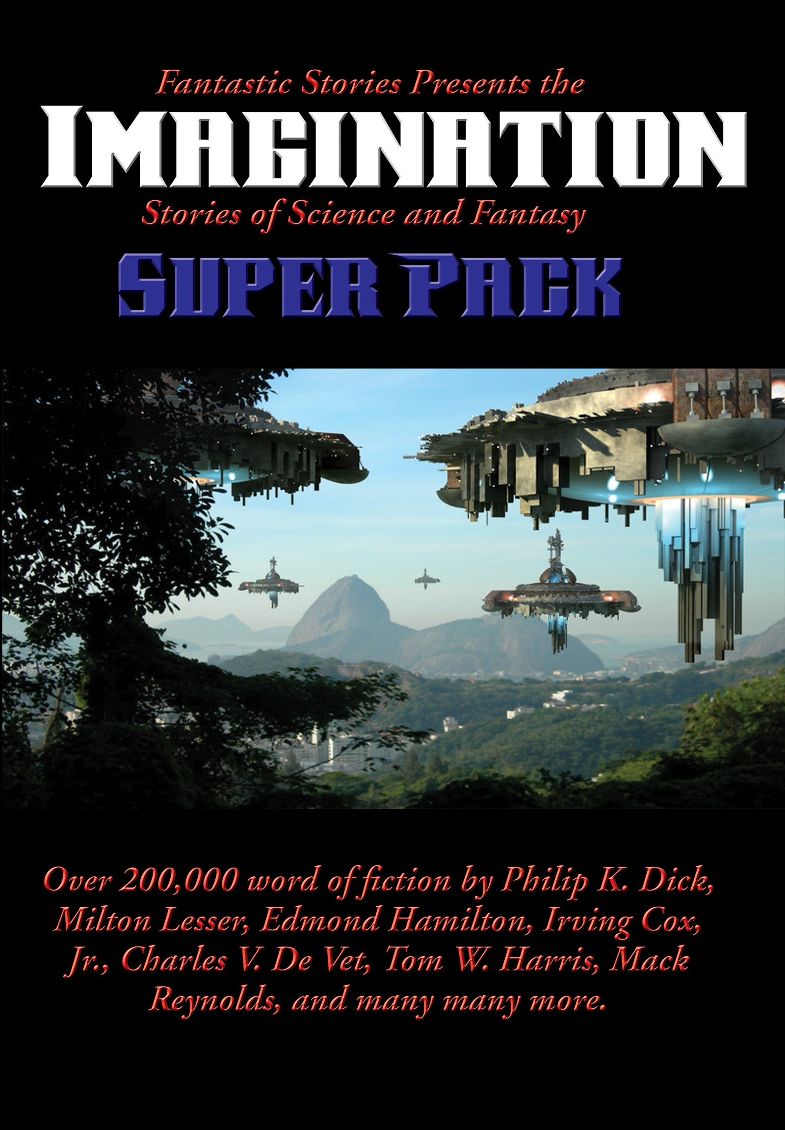 Cover art for Positronic Super Pack #27, the Imagination Super Pack.