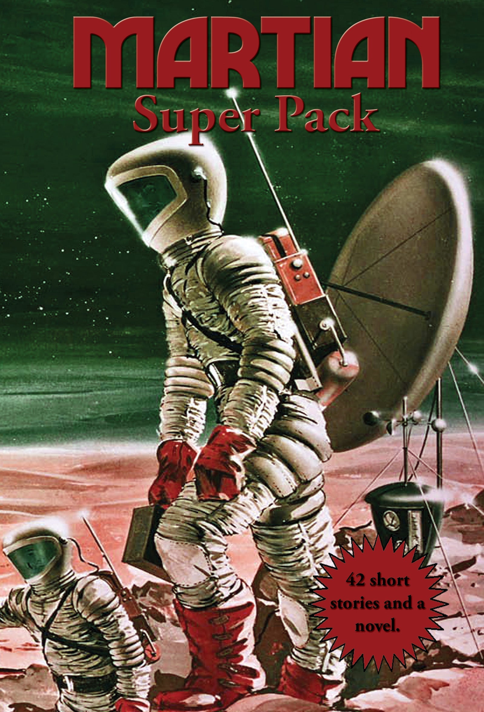 Cover art for Positronic Super Pack #51, the Martian Super Pack.