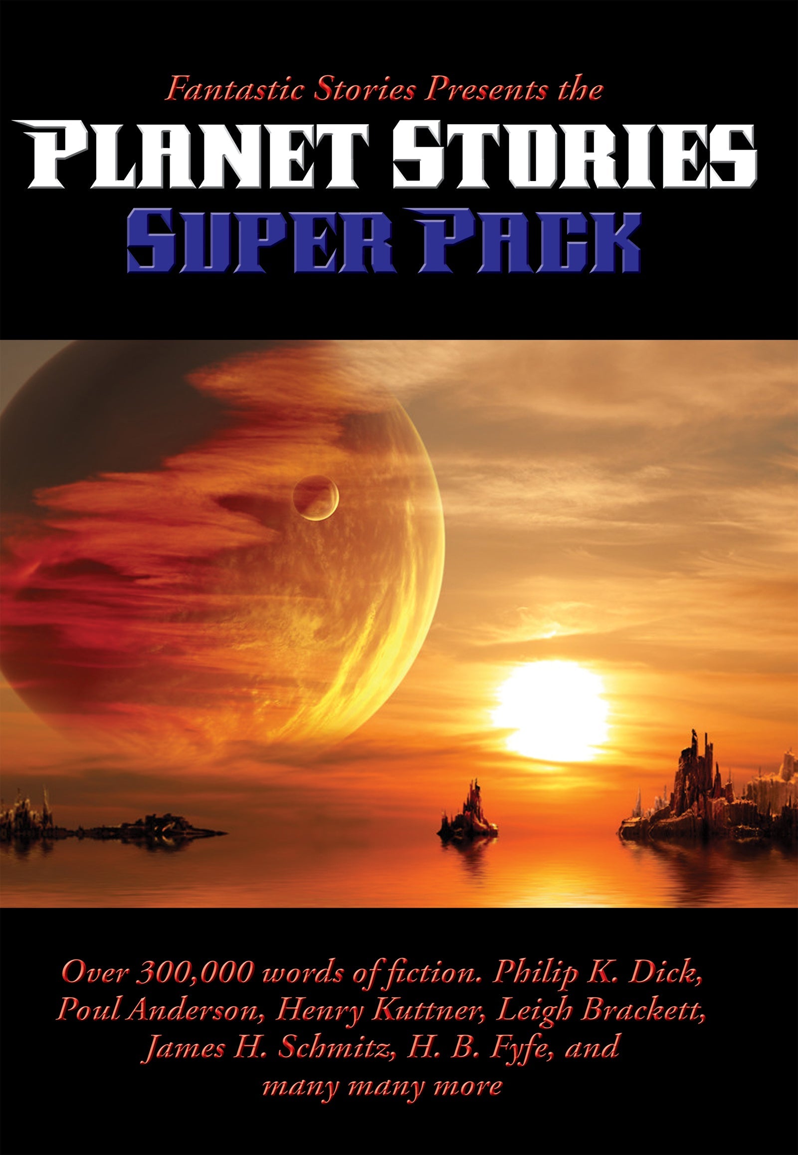 Cover art for Positronic Super Pack #28, the first Planet Stories Super Pack.