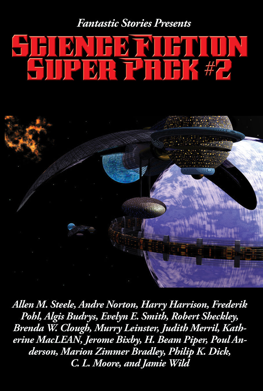 Cover art for Positronic Super Pack #5, the second Science Fiction Super Pack.