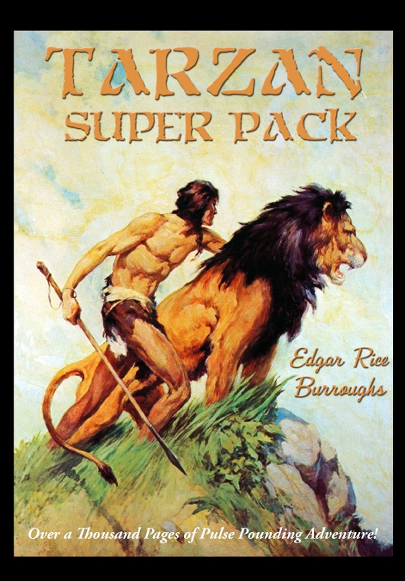 Cover art for Positronic Super Pack #40, the Tarzan Super Pack.