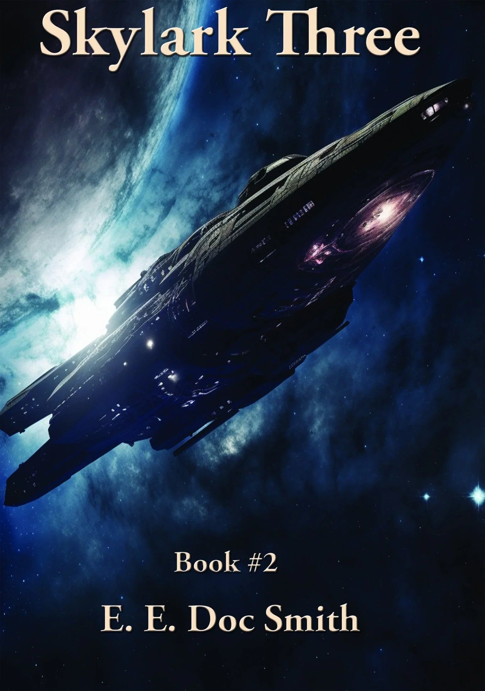Cover art for Skylark Three.
